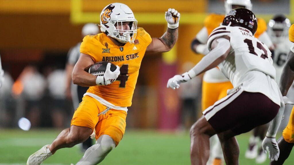 ASU football RB Cam Skattebo named national player of the week