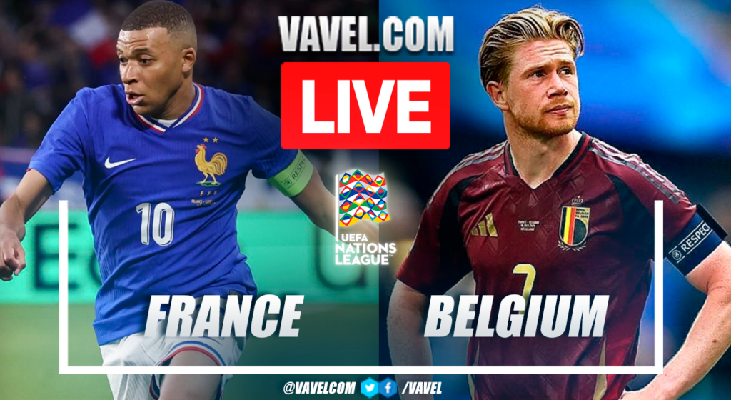 France vs Belgium LIVE Score Updates in UEFA Nations League | September 9, 2024