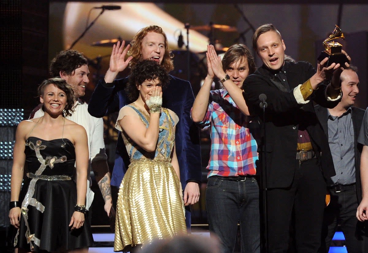 Arcade Fire’s Sarah Neufeld: ‘Whenever we play together, it’s pretty magical' (Getty)