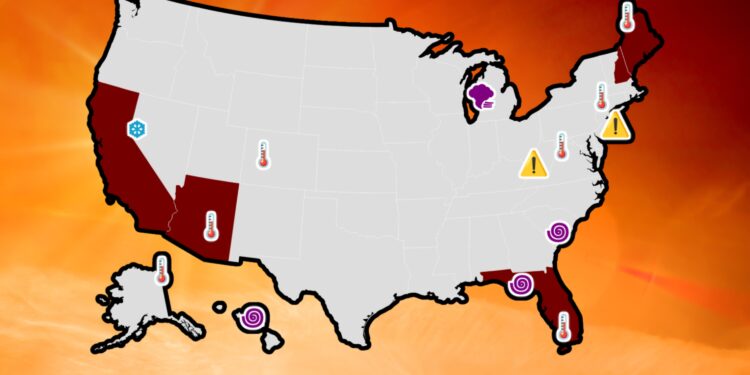 Map Reveals America's Record-Breaking Summer of 2024
