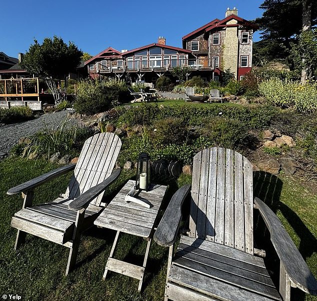 The string of houses and hotels straddling the Pacific Coast Highway are often overlooked by travelers, and it is home to only around 275 residents (Pictured: Harbor House Inn)