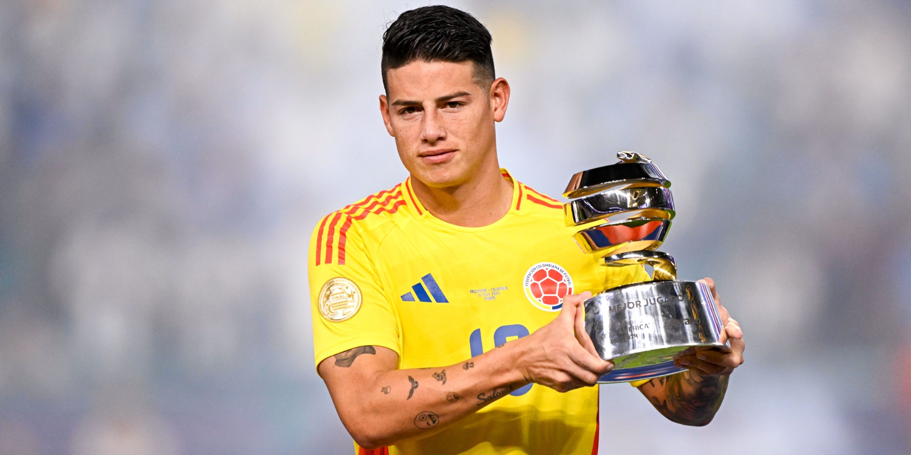 James Rodriguez of Colombia