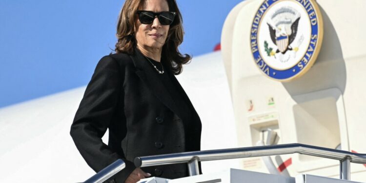 If Harris wins, she would make history. But she isn’t talking about that
