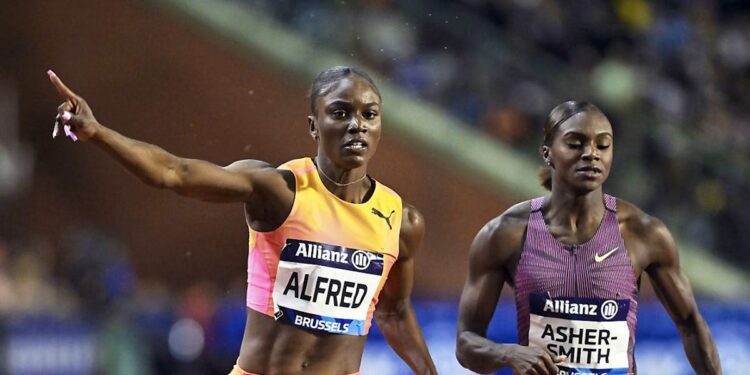 Diamond League final: 100 m victory for sprinter Julien Alfred