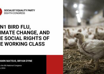 H5N1 Bird flu, climate change, and the social rights of the working class