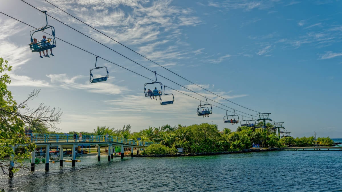 Chair Lift at Mahogany Bay Cruise Port