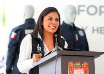 Mayor Montserrat Caballero invested more than 950 million pesos to strengthen the Tijuana Police
