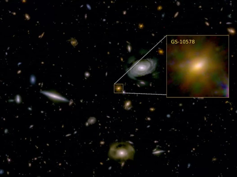 Astronomers Discover Galaxy Being Devoured by a Supermassive Black Hole