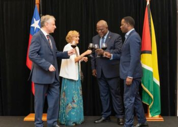 Guyana reaffirms commitment to improving relations with Chile