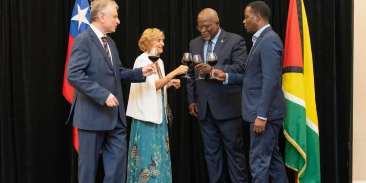 Guyana reaffirms commitment to improving relations with Chile