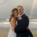 Couple who met after losing spouses celebrate wedding with double rainbow
