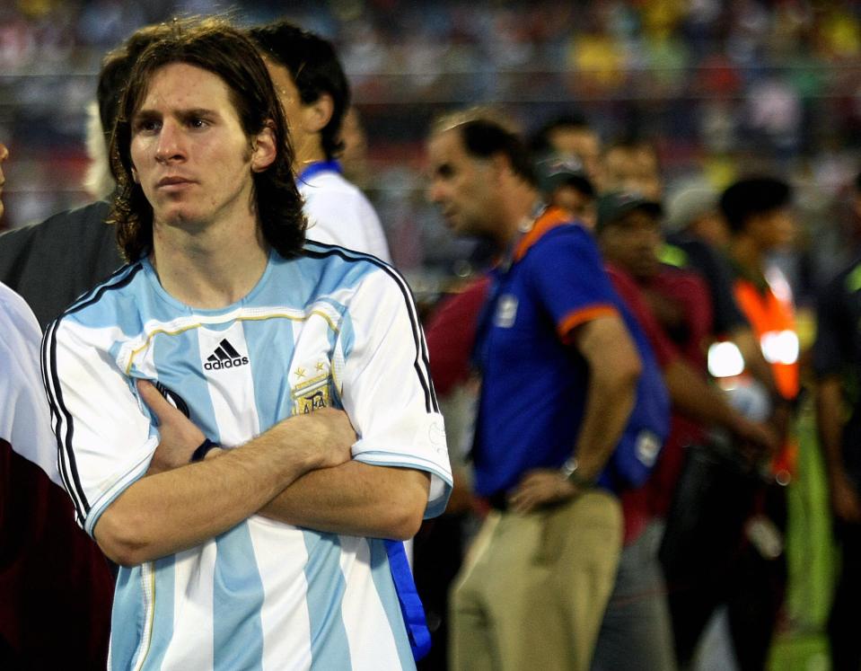 Messi was therefore able to play in the Copa America final, but Argentina lost