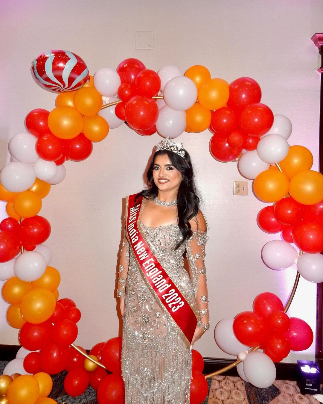 When Dhruvi Patel won the title of Miss India New England 2023