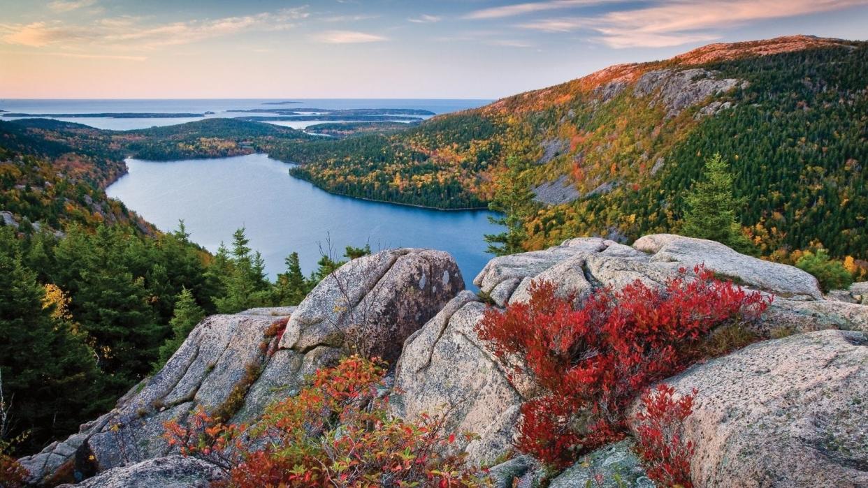 Autumn in New England's Acadia National Park.