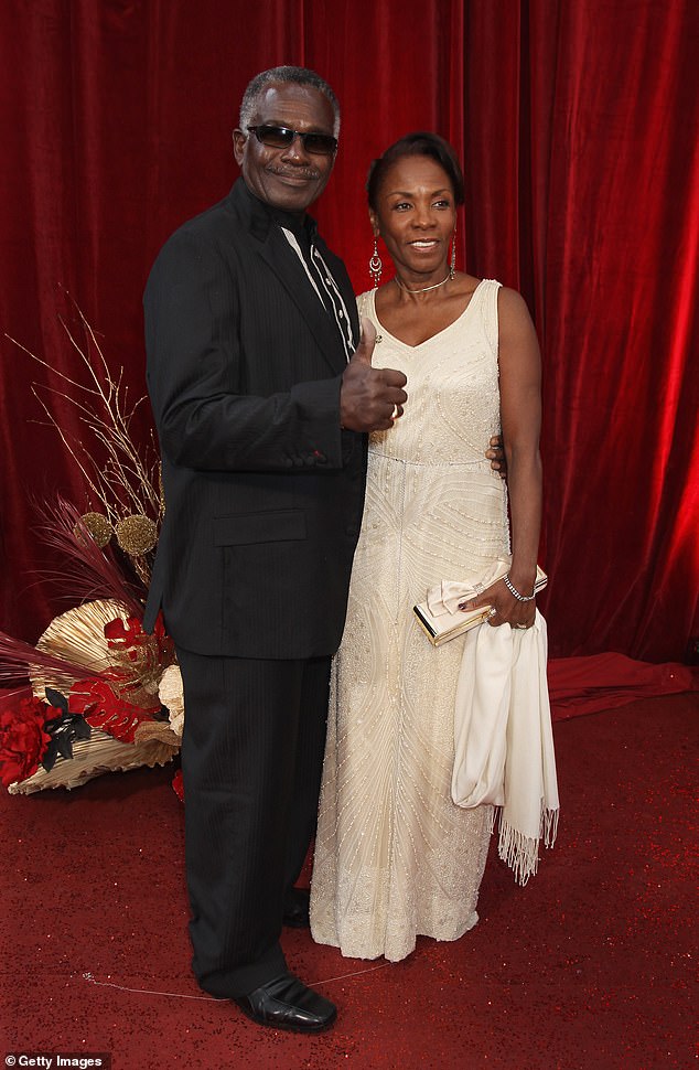 Rudolph was married to Lorna Ross in 1968. They welcomed two children together, before going their separate ways. He then went on to tie the knot with Dounne Alexander (seen) in 1998 (pictured in 2010)