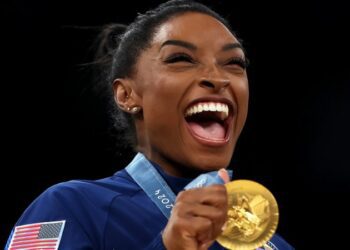 Simone Biles leads star-studded cast of US gymnasts headlining ‘victory lap’ Gold Over America Tour