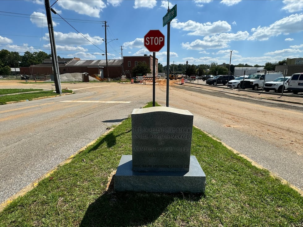 The World's Smallest City Block in Dothan, Alabama.