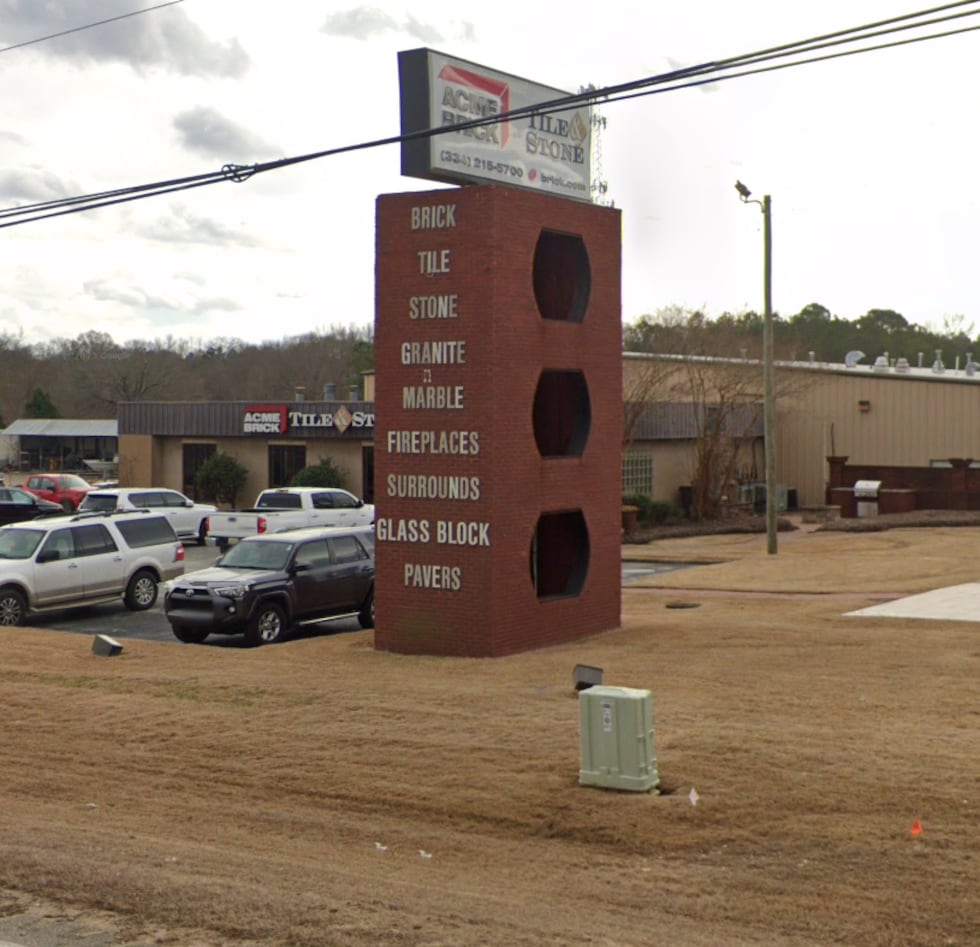 The World's Largest Immovable Brick Made of Bricks is in Montgomery, Alabama.