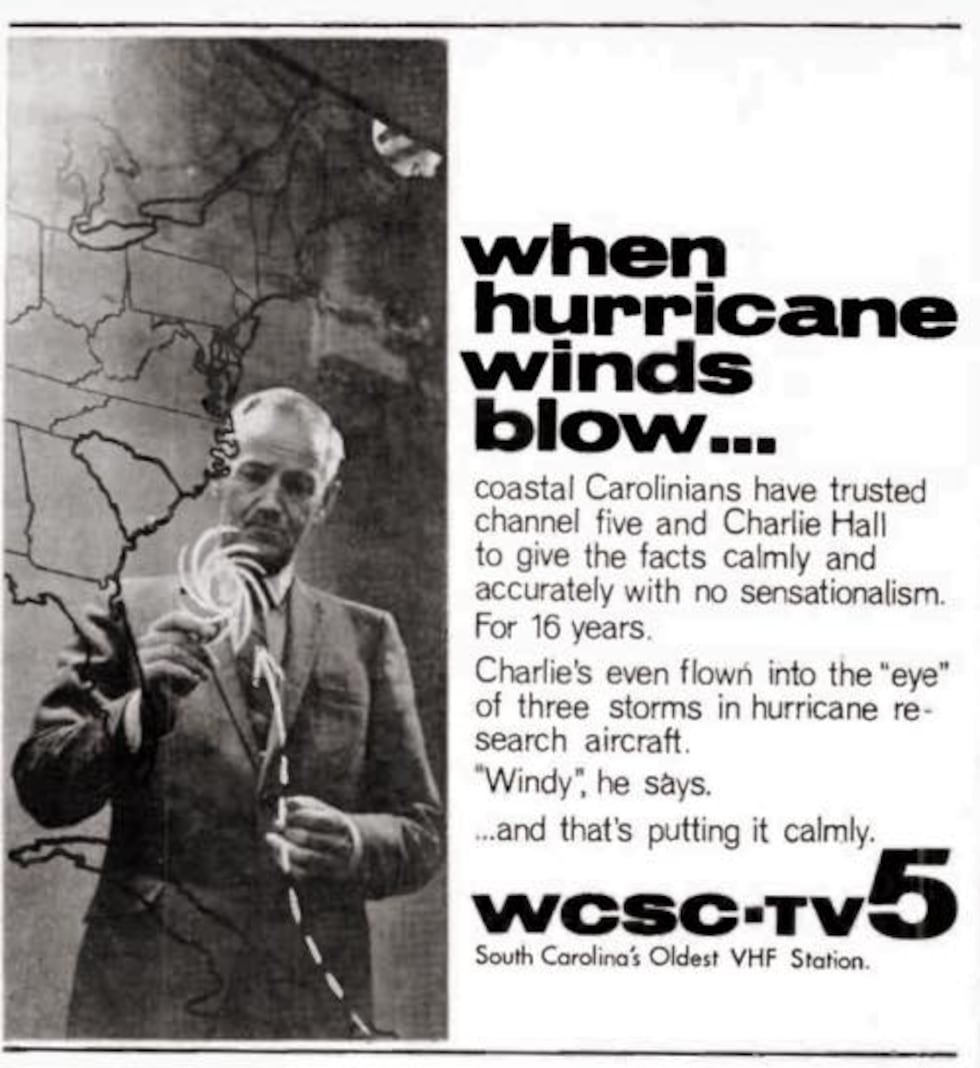 The late Charlie Hall, who appeared in this ad from roughly 1969, would lead coverage of...