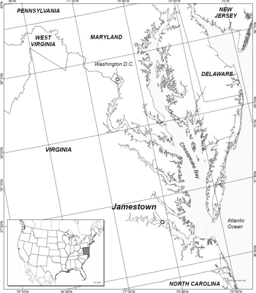 Records show only two knights died in Jamestown, the first permanent English settlement in the Americas, during the 17th century