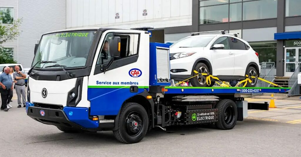 Lion Electric delivers the first electric tow truck in North America