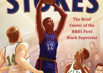 Stokes by Ty Chapman and John Coy and Illustrated by Lonnie Ollivierre Squares Up to the Story of the NBA’s First Black Superstar