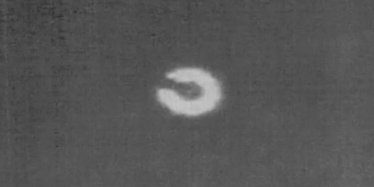 Eerie declassified photo shows ‘cylinder’ UFO shot down by US fighter jets over Canada in highly secretive intercept