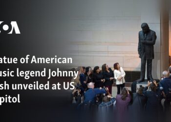 Statue of American music legend Johnny Cash unveiled at US Capitol