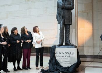 U.S. Capitol statue of Johnny Cash depicts Arkansas' history and progress