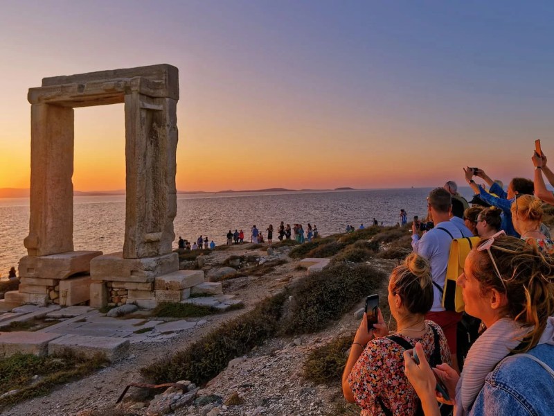 The colossal Portara of Naxos is all that remains of what was to be the largest temple in the Aegean