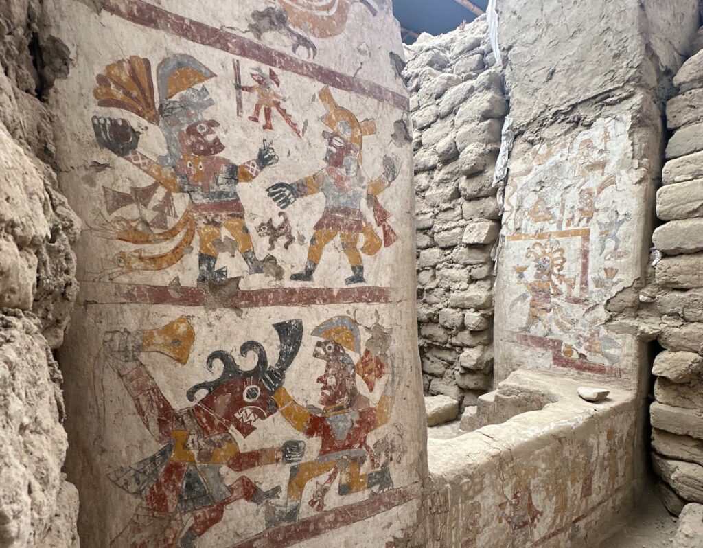 The Throne Room of a Queen from the Moche Culture Associated with the Moon Goddess and Marine Creatures, Found in Peru