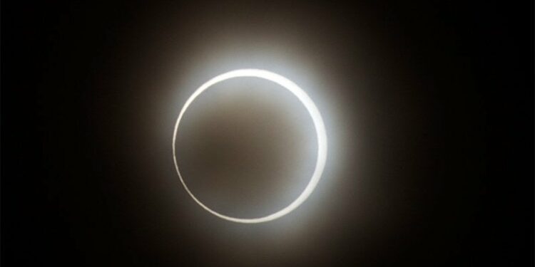 South America sees an annular eclipse