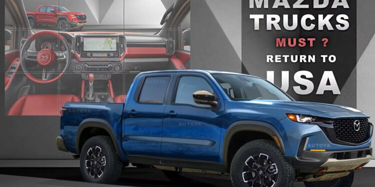 Virtual 2026 Mazda BT-100 With e-Skyactiv G Inline-Six Gets 'Previewed' for North America