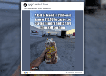 Bread Costs $11 in California Because of Minimum-Wage Increase?