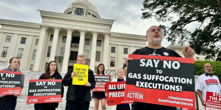 Week of executions in America ends with a nitrogen gas asphyxiation in Alabama