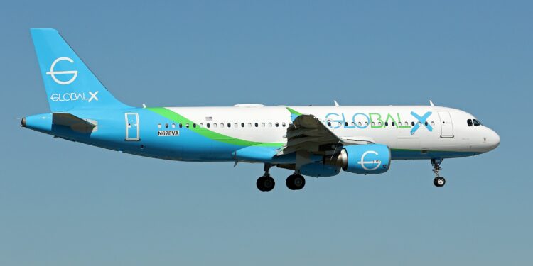 Former Alaska Airlines Airbus A320 Begins New Life With GlobalX