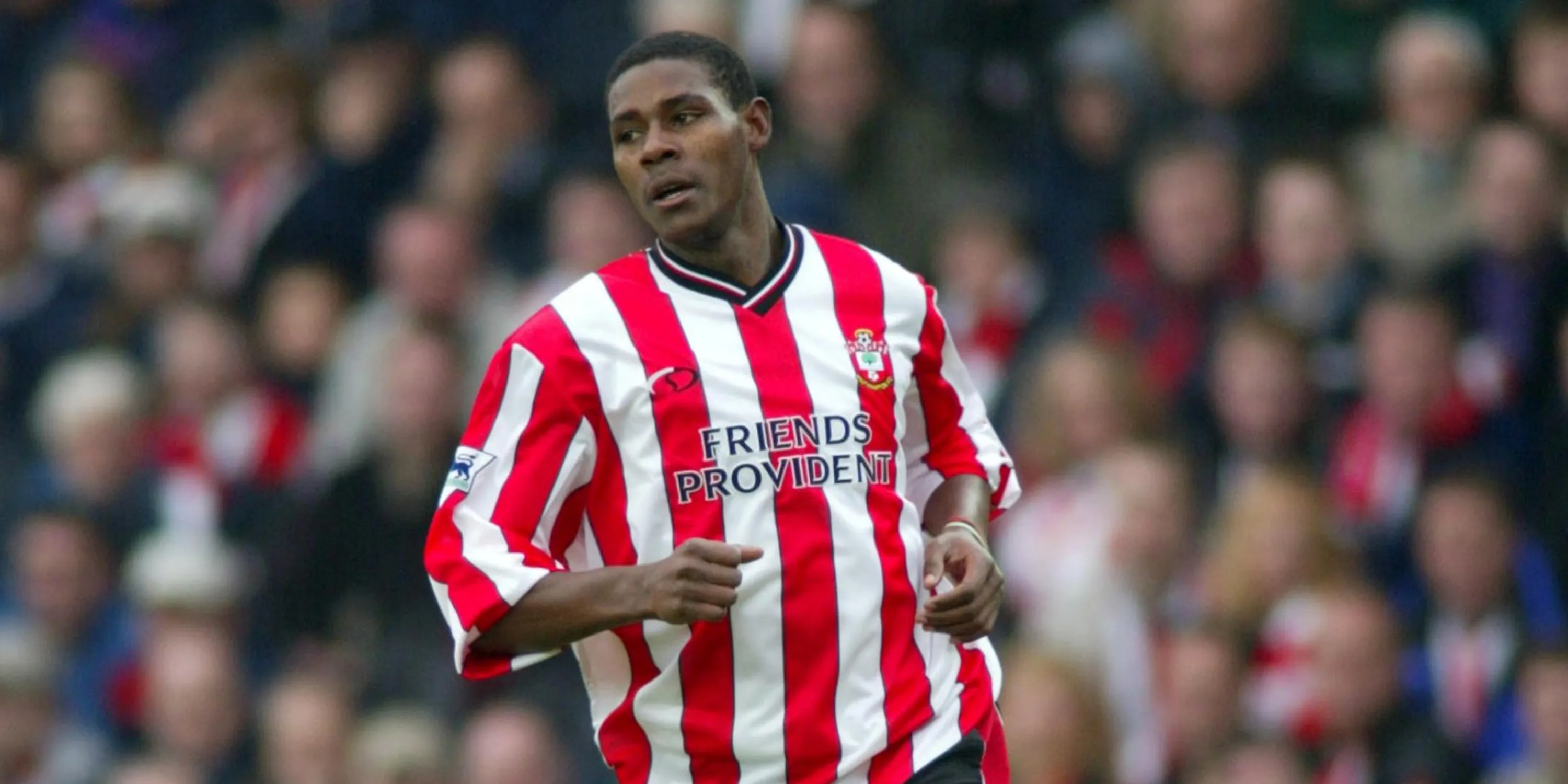 Southampton's Agustin Delgado in action in the Premier League