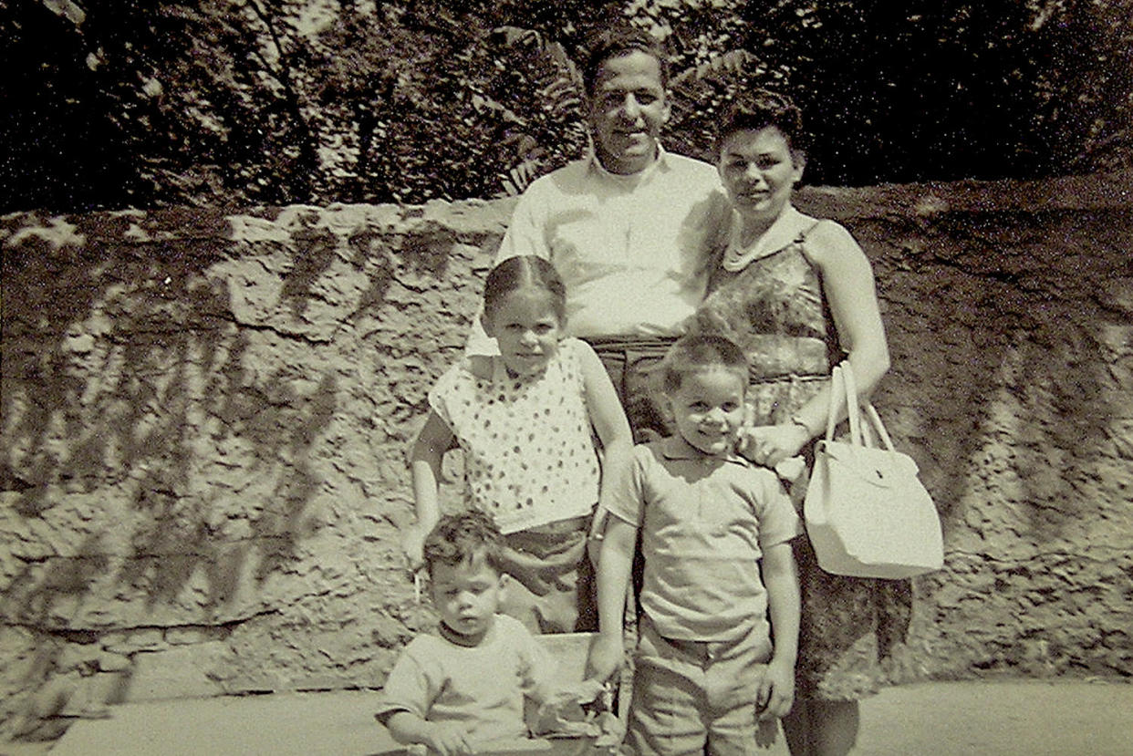 Ellen Fernandez-Sacco's family photo from the Bronx, circa 1963. Ellen's the little girl. (Courtesy Ellen Fernandez-Sacco)