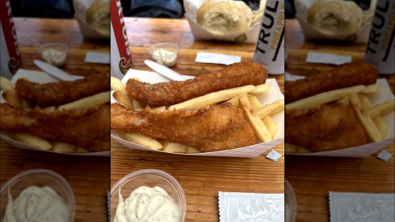 Neptune's Net fish and chips