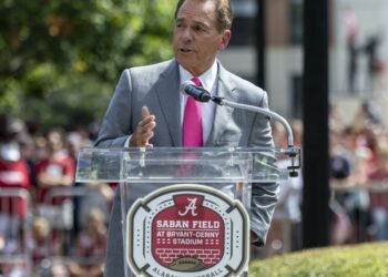 Alabama officially adds Nick Saban Field to stadium name in pre-game ceremony