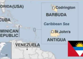 BBC Map of Antigua and Barbuda