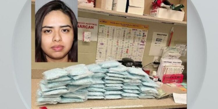 Arizona woman arrested for hauling $2.6 million of suspected fentanyl-laced pills into Colorado