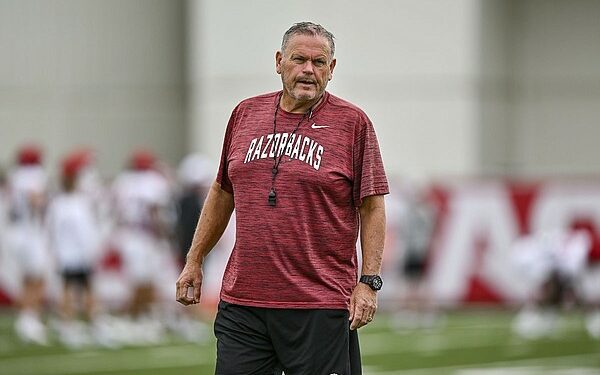 Arkansas football team got a head start on Oklahoma State preparation