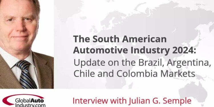 Audio Interview: The South American Automotive Industry 2024: Update on the Brazil, Argentina, Chile and Colombia Markets