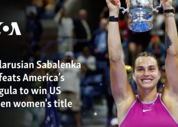Belarusian Sabalenka defeats America’s Pegula to win US Open women's title