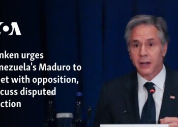 Blinken urges Venezuela's Maduro to meet with opposition, discuss disputed election