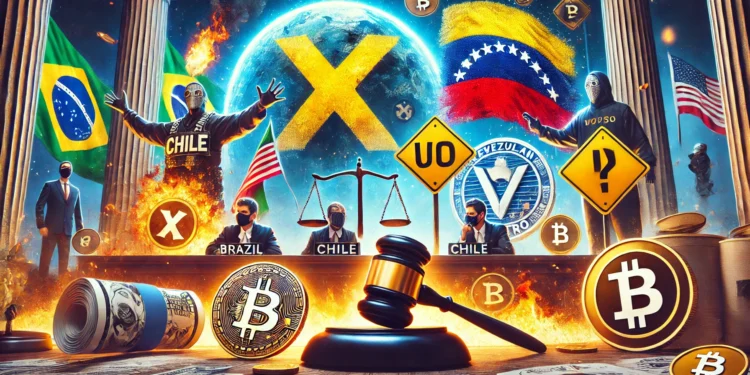 Brazil Bans X, Chile Sues Worldcoin, and U.S. Targets Venezuelan Petro!