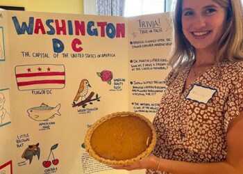 Each year, American students showcase the culture and foods of various states during USA Day. The event begins at 6 p.m. today at Holcombe Hall.