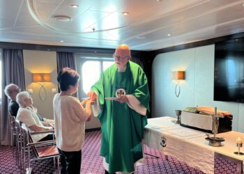 Chaplain at sea: Retired Iowa diocesan priest ministers to the faithful on cruises
