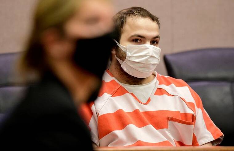 MATTHEW JONAS/BOULDER DAILY CAMERA/HANDOUT VIA REUTERS/FILE PHOTO
                                Ahmad Al Aliwi Alissa, a suspect in the King Soopers grocery store shooting, appears in a Boulder County District courtroom at the Boulder County Justice Center in Boulder, Colo., in May 2021. Rejecting an insanity defense, a Colorado jury today convicted Alissa of first-degree murder in a 2021 mass shooting at a grocery store in the city of Boulder that killed 10 people including a police officer.